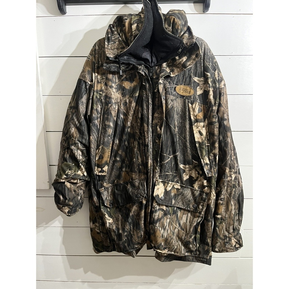 Camo Bear Creek Outfitters Coat Mens Large Heavy Duty Lined Hunting Outdoors XXL